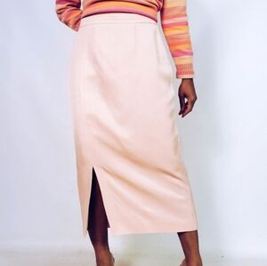 Vintage Peach Pencil Skirt